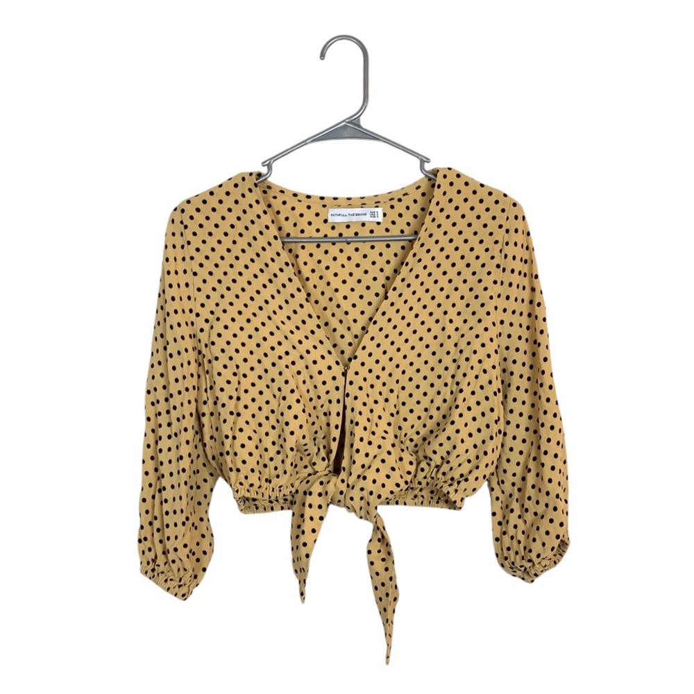 Faithfull the brand La Guardia Top Lula Dot size small aka 4
